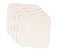 Anneome 5 Pezzi per La Del Fibra Riutilizzabili e Lavabili Colore Beige Asciugamani Esfolianti per Routine Bellezza Sostenibile e Facile Manutenzione