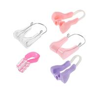 Anneome 5 pezzi Pinze Modellanti per Naso Silicone Clip Invisibile per Sollevamento e Raddrizzamento Ponte Nasale Adatte e per