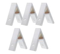 Anneome 5 pezzi Staffa Angolare in Alluminio per Profilo Connettore Solido e Resistente per Mobili Mensole Automazione e Progetti Cnc Anti-corrosione e Facile da Installare