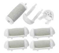 Anneome 5 pezzi Testine Ricambio Pedicure Elettrico Rulli Sostitutivi per Piedi Facili da Installare e Pulire Compatibili con Strumenti per Trattamento del Piede Materiale Durevole per