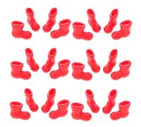 Anneome 50 Mini Scarpe per Colorate Scarpe Miniature in Plastica Decorazioni Natalizie Natale Accessori per Casa