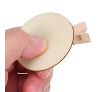 Anneome 50 Pezzi Clip Mini Legno Ronde per Etichette Dolci Clip Fermacarte Resistenti per Decorazioni Buffet Segnaposto Feste e Lavagne Memo e Scrapbooking