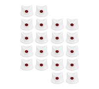 Anneome 50 Pezzi Ugelli per Bombolette Spray in Plastica Bianca, Ricambi per Spruzzatori Vernice per Graffiti, Pittura Auto e Fai da Te, Accessori Versatili per Applicazione Uniforme e