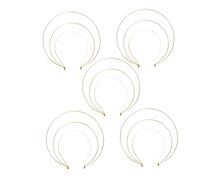 Anneome 5pezzi Fascia per Capelli Tre Strati in Metallo Corona della Dea Accessorio per Capelli per Donne Acconciature Vintage Cosplay Balli di Fine Anno Feste e Matrimoni