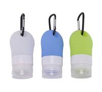 Anneome 6 pezzi Bottigliette da Viaggio in Silicone Vuoti Resistenti e Antispreco per Cosmetici Lozioni e con Tappo Ermetico e Colori Misti per Donna