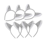 Anneome 6 pezzi Cerchietti Orecchie Animale Morbidi per Feste e Cosplay Fasce Capelli Sicure e Colorate per Ragazze