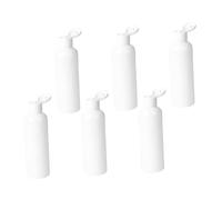 Anneome 6 pezzi Contenitori Vuoti per Cosmetici con Tappo Bianco Bottiglie Resistenti e Ermetiche per Shampoo Lozioni e Skincare in Viaggio Facili da Riempire e Trasportare