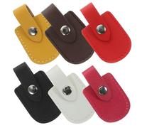 Anneome 6 pezzi Coperture Protettive in PU per Tronchesine Unghie Accessori per Pellicine e Dead Skin Shears Custodie Resistenti per Strumenti Nail Art in Salone Manicure