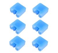 Anneome 6 Pezzi Ghiaccio per Condizionatore Portatile in Plastico, Blocchi Refrigeranti Riutilizzabili, Alta Efficienza Raffreddamento, per Ventilatore e Casa nella Stagione Calda