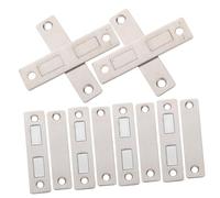 Anneome 6 Pezzi Porta di aspirazione magnetica invisibile porta fermaporta dell'armadietto magnete per Acciaio inossidabile