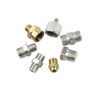 Anneome 7 Pezzi Connettore Adattatore per Aerografo Professionale Accessori per Aerografi Facile da Usare e Affidabile Compatibile con Tubo Aria Raccordi e