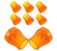 Anneome 8 Pezzi Puntali Stampella in Gomma Oxford Antiscivolo Ammortizzanti e Resistenti per Bastoni da Passeggio Stampelle e Canne da Cammino Accessori Sostitutivi per Uso Quotidiano e