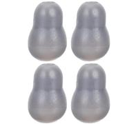 Anneome Accessori Auricolari Per Stetoscopio, Stethoscope Ear Tips Sostituibili in PVC Morbido Grigio, 4 Pezzi, Accessori per Stetoscopio, Per Ospedale e Clinica, Comfort Quotidiano