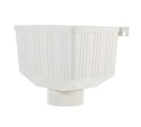 Anneome Adattatore per Scarico Grondaia in PVC Collegamento per Tubo Pluviale Esterno Kit di Scarico Pioggia per Tetto Villetta Montaggio Facile e Resistente