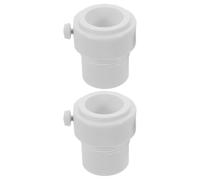 Anneome Adattatore Stabilizzatore Filettato per Ombrellone da Piscina 2 Pezzi Supporto Riduttore per Palo Ombrellone Base Espansa Resistente a Vento e Raggi UV Compatibile per Uso