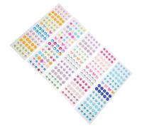 Anneome Adesivi Strass 5 Pezzi Autoadesivi Colorati, Adesivi Gioiello per Scrapbooking, Decorazioni Fai da Te per Artigianato e Feste Colore Casuale