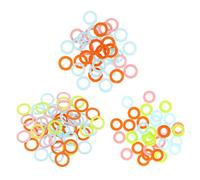 Anneome Anelli Segnapunti per Maglieria 300 Pezzi Multicolor 3 Misure per Lavori a Maglia e Uncinetto Utenti Principianti Ed Esperti Craft e Cucito