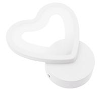 Anneome Applique LED da Parete Forma di Cuore Stile Nordico Luce Calda per Camera da Letto e Soggiorno Lampada da Muro Elegante e Contemporanea per Comodino e Decorazione Interna