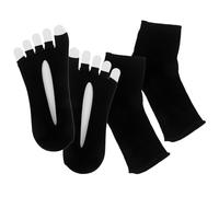 Anneome Calzini Protezione UV per Pedicure Nero, Design Rapido e Antabbronzante, 2 Pezzi Eleganti per Applicazione Professionale e Domestica