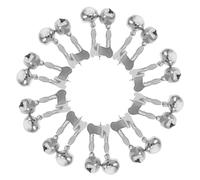 Anneome Campanelli da Pesca Argento 10 Pezzi Allarme Morso Pesce in Acciaio Inox Resistente Accessori Pesca per Attività Outdoor