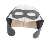 Anneome Cappello Sauna Pilot per Uomini e Donne Accessorio per Sauna e Bagno Protezione per Capelluto Materiale Assorbente e Traspirante Comfort Leggero per Sessioni