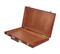 Anneome Cassetta Legno Vuota per Pigmenti Scatola Compatta Contenitore Pratico per Acquerelli e Colori Olio Cofanetto Europeo Portatile per Strumenti di Pittura