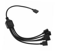 Anneome Cavo Argb 4pin 12v Divisore 1 a 5 per Striscia LED e Controller Rgb, Connessione Sincronizzata per Ventole e Lampioni