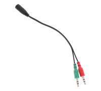 Anneome Cavo Audio Splitter Adattatore Maschio- per Cuffie Doppie Compatibile Smartphone e Computer Lunghezza Ottimale per Microfono e Cuffie