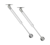 Anneome Cerniere Idrauliche per Armadietto in Alluminio Supporto Gas Resistente e Antiruggine per Sportelli Ribalta Meccanismo Saliscendi Salvaspazio per Mobili e Porte