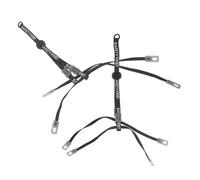 Anneome Cinturino Regolabile per Mento Casco Sicurezza da Costruzione 2 Pezzi con Bloccaggio a Perlina Elastico per Protezione Testa in Ambienti Lavoro ad Alto Rischio