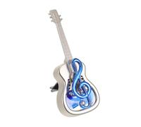 Anneome Clip per Bocchette di Ventilazione per Auto Forma di Chitarra Diffusore di Aromaterapia Ricaricabile Ornamento Rotante per Condizionatore d Aria Deodorante Ocean Scent