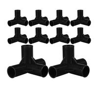 Anneome Connettori per Rack Armadio 10 Pezzi a Croce 90° 16 Mm in Plastica per Scarpiere e Ripiani Modulari Uso Casa e Organizzazione Guardaroba