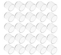 Anneome Coprigambe Trasparenti in Pvc per Sedie e Tavoli, Cuscinetti Rotondi da 48 Pezzi 14mm, Protezione Pavimenti Antigraffio e Silenziosi per Mobili da Pranzo e Ufficio