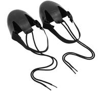 Anneome Copriscarpe di Sicurezza Puntale in Acciaio Resistente Agli Urti Protezione Metatarsale Antiscivolo in Gomma Sovrascarpe per Stivali da Lavoro Compatibili Set da 2 Pezzi per