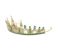 Anneome Corona Gotica Scura Unisex Tiara in Lega e Opaco Accessorio per Cosplay e Feste Corona da Regina Gotica per Ballo di Fine Anno e Feste in Costume