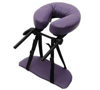 Anneome Cuscino Massaggiante per Viso e Poggiatesta Regolabile a U, Cuscino di Supporto per Lettino Massaggi Spa e Riposo, Foro Centrale per Respirazione Comoda, per Saloni di Bellezza