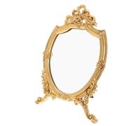 Anneome da Tavolo per Vintage con Cornice Intagliata in Resina Specchiera da Comò Design da Scrivania e Decorativo per Personale e