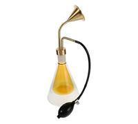 Anneome Diffusore Aromi in Ottone e Vetro a Doppia Parete, Flacone per Campionamento Oli Essenziali Pompa Manuale, Dispositivo di Aromaterapia Portatile per Uso Casa e Spa