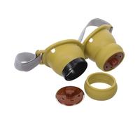 Anneome Dispositivo per Moxibustione Agli Occhi Professionale in Silicone e Plastica, Occhiali Caldo-freddo per Completa degli Occhi, per Studio Prolungato e Uso Domestico