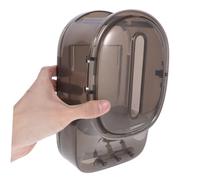 Anneome Fazzoletti Trasparente da Parete Foratura Organizer per Asciugatutto Bagno Scatola Igienica in Resistente e Adatta Superfici Lisce come Piastrelle e