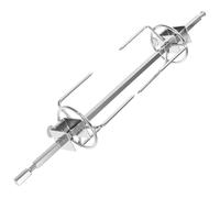 Anneome Forchette Rotanti in Acciaio Inox per Pollo Arrosto, Spiedini per Carne e Pesce, Accessori Resistenti alle Alte Temperature per Friggitrice ad Aria e Forno, Kit Girarrosto