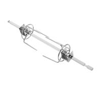 Anneome Gabbia Per Girarrosto in Acciaio Resistente Per Barbecue Porta Spiedini Con Girevole Supporto Per Tacchino Carne e Verdure Per Uso Domestico e Ristorante Macchina Per Arrosto Parte