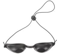 Anneome Maschera Protettiva Regolabile per gli Occhi in PVC Nera Protezione per Trattamenti di Bellezza Ipl e Depilazione Protezione Occhi per Letti da Interno senza Linee Comfort