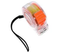 Anneome Metro a Nastro Retrattile in Acciaio Inox 75 M con Custodia Trasparente Righello Metrico Portatile per Misurazioni di Precisione in Edilizia e Uso Domestico