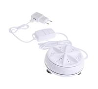 Anneome Mini Lavatrice Portatile da Viaggio, Lavaggio a Ultrasuoni, per Capi Leggeri e Gonne, Consumo D'acqua Ridotto, Spina Ac220v