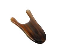 Anneome Multi-functional Shaped Natural Horn Massage Tool for Facial and Body Scraping Portable Beauty Gua Sha Plate for Relaxation and Circulation