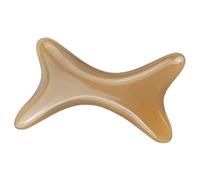 Anneome Natural Horn Gua Sha Plate Scraping Massage Board Cattle Horn for Face and Neck Smooth and Comfortable Skin Care Tool