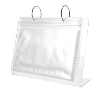 Anneome Organizer Trasparente per Adesivi Unghie e Smalti Espositore per Nail Art Supporto Compatto per Collezione e Classificazione per e Appassionati Manicure