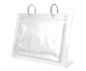 Anneome Organizer Trasparente per Adesivi Unghie e Smalti Espositore per Nail Art Supporto Compatto per Collezione e Classificazione per e Appassionati Manicure