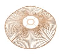 Anneome Paralume in Rattan Simulato per Lampada a Sospensione Copriluce Vintage in Corda di Carta e Ferro Paralume Moderno per Camera da Letto e Hotel Decorazione Luminosa per Bar e